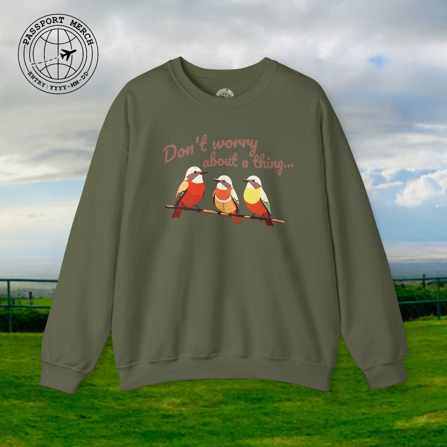 Three Little Birds, Jamaica Crewneck