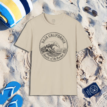 Surf South of the Border, Baja California, Mexico T-Shirt