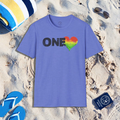 One Heart, Jamaican Reggae T-Shirt