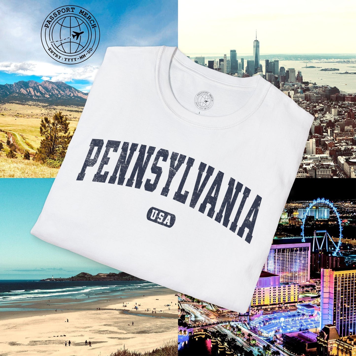 Classic Athletic, Pennsylvania (50 States Edition) T-Shirt