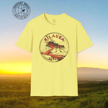 Vintage Kilauea Eruption, Hawaii T-Shirt
