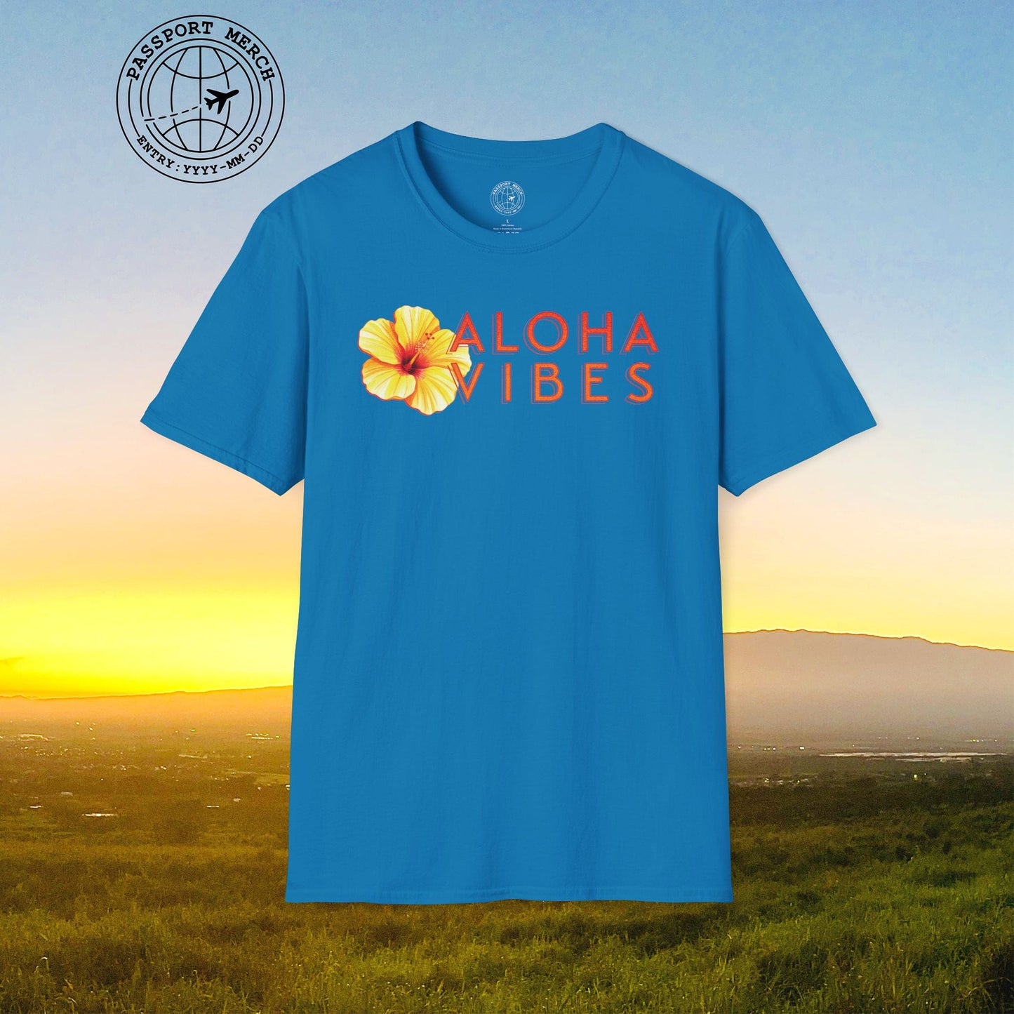 Sun-Kissed Hibiscus Aloha Vibes, Hawaii T-Shirt