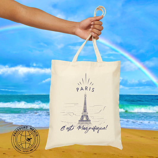 Paris C'est Magnifique France Tote Bag