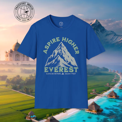Aspire Higher, Everest Nepal-Tibet T-Shirt