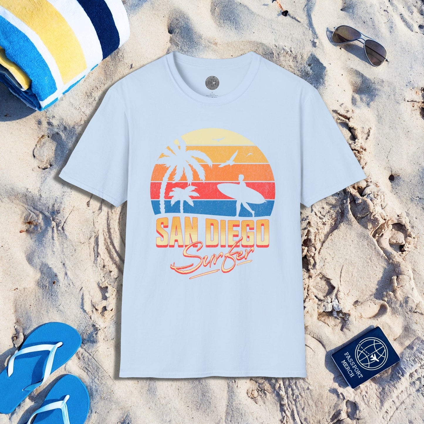 San Diego Surfer California T-Shirt