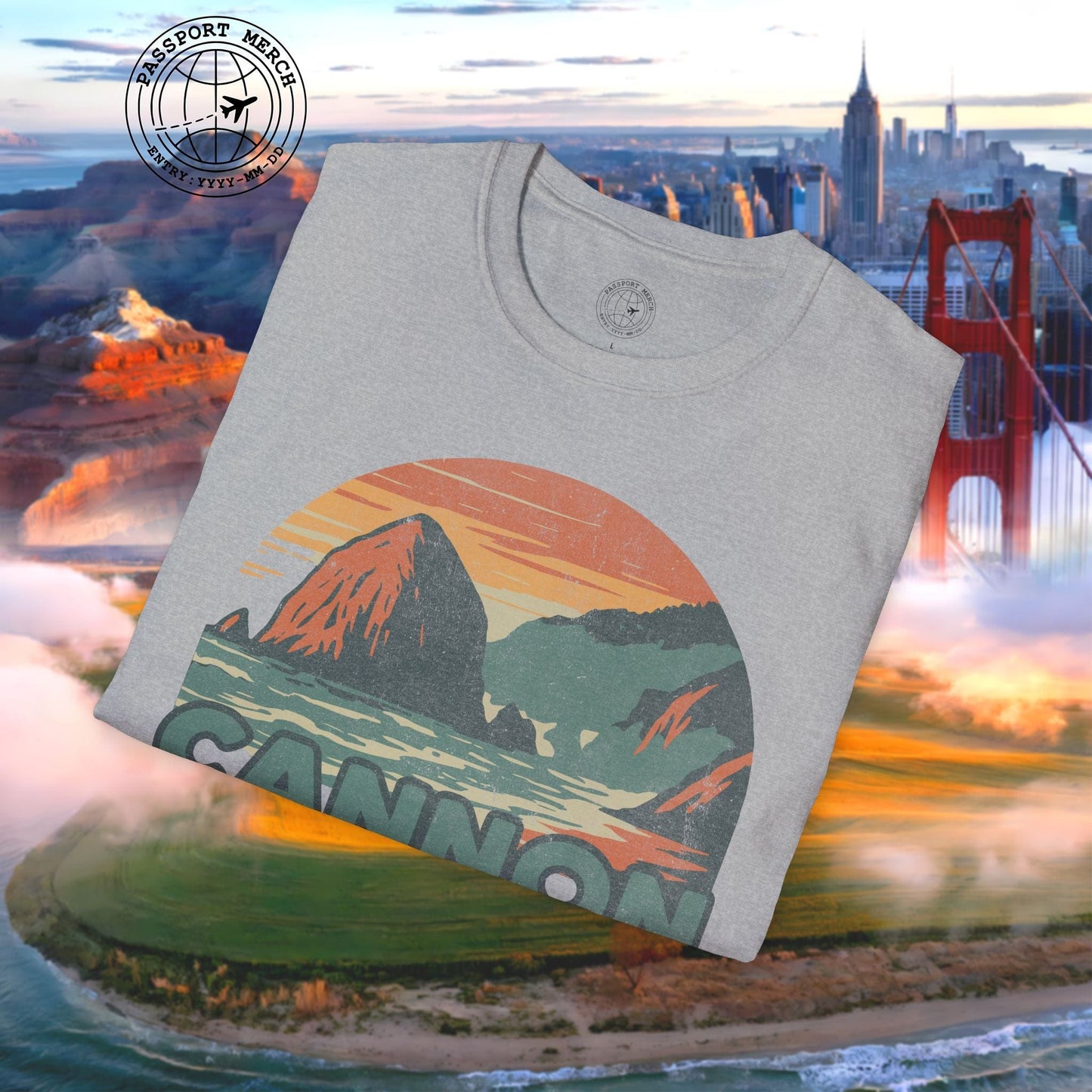 Cannon Beach, Oregon - 80's Vintage T-Shirt