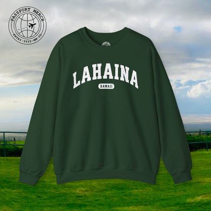 Classic Athletic, Lahaina, Hawaii (Fan Service) Crewneck