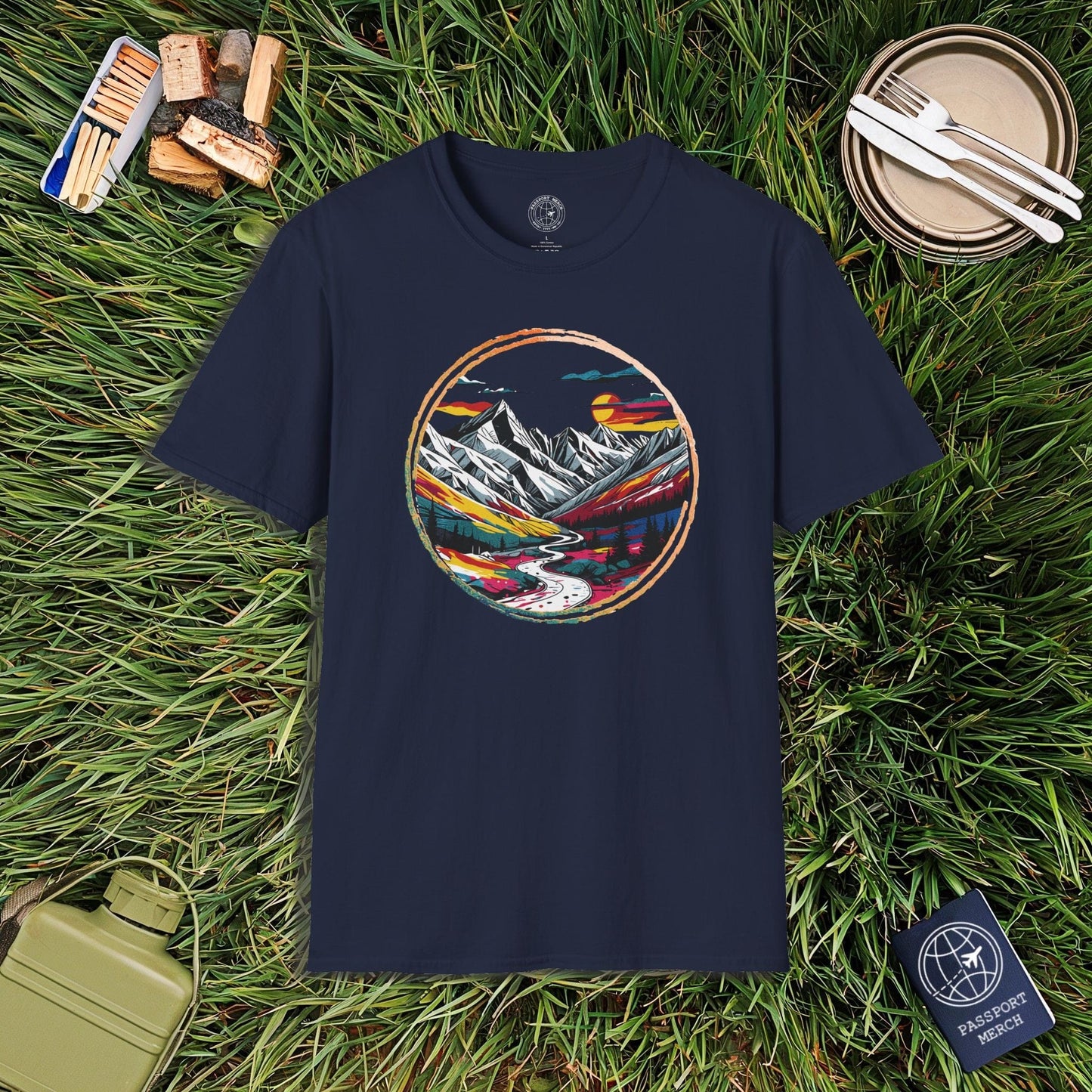 Modern Alpine Wanderlust, Colorado T-Shirt