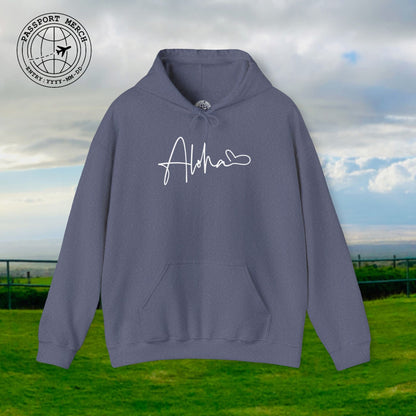 Aloha Heart Signature, Hawaii Hoodie