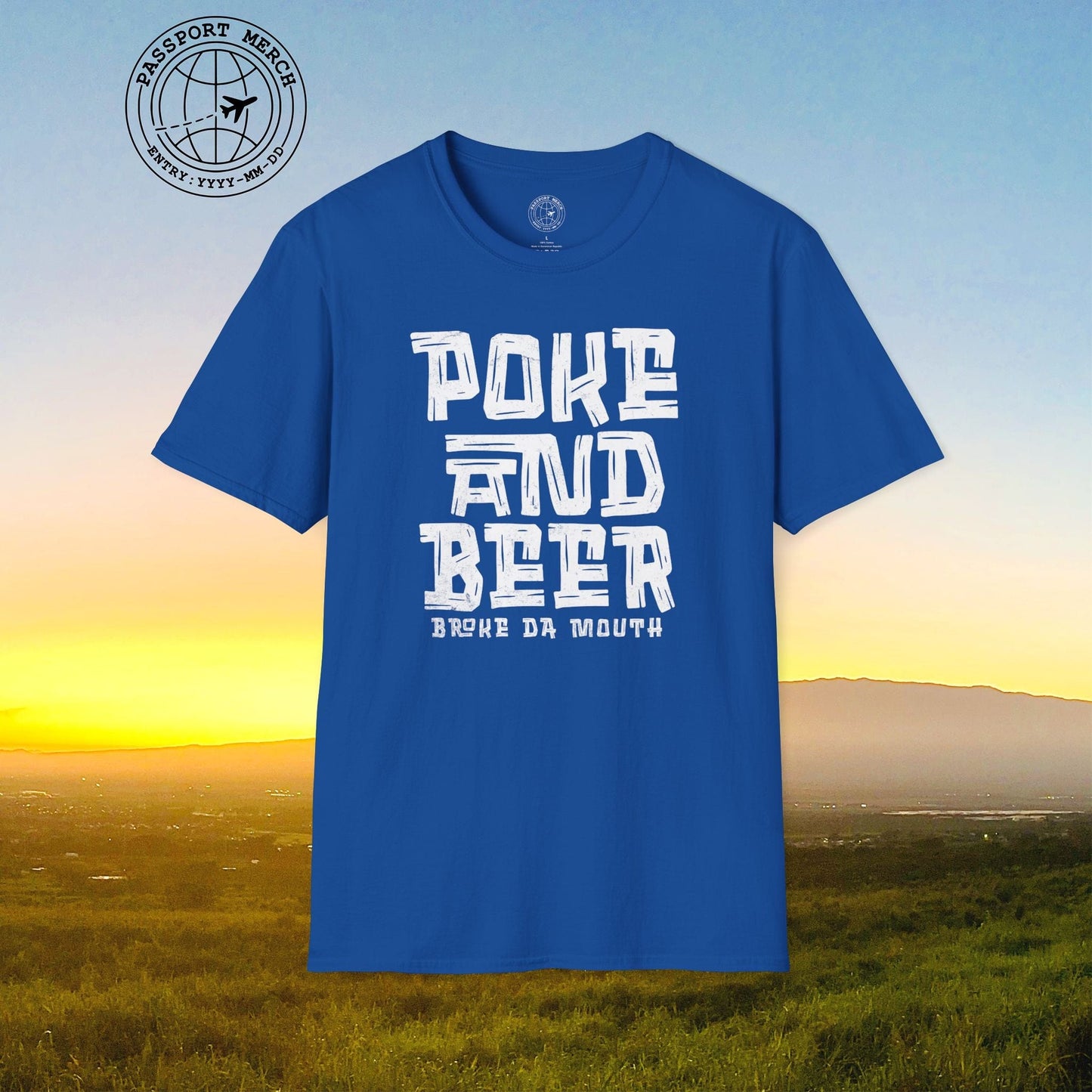 Poke and Beer, Hawaii T-Shirt