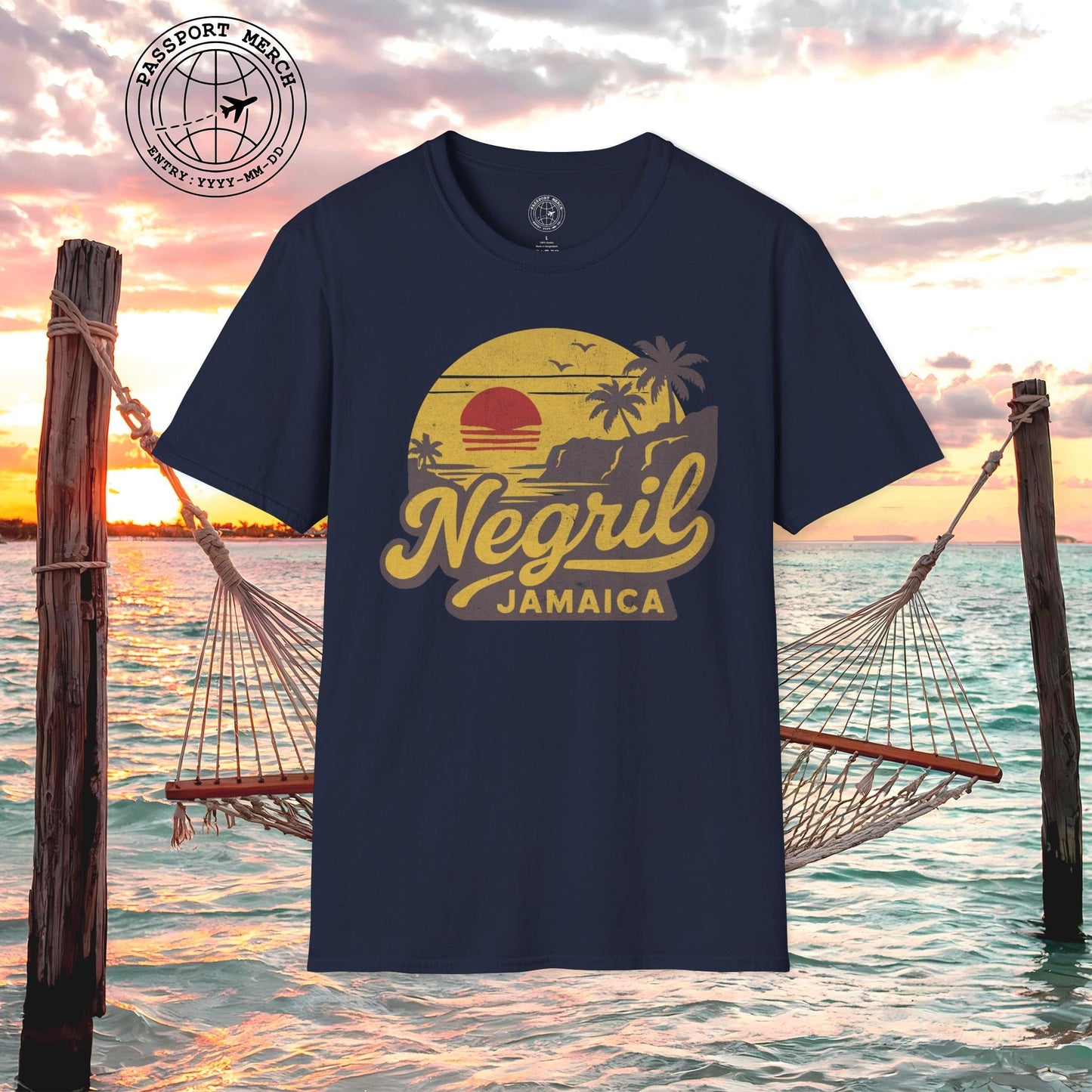 Negril, Jamaica - 80's Vintage T-Shirt