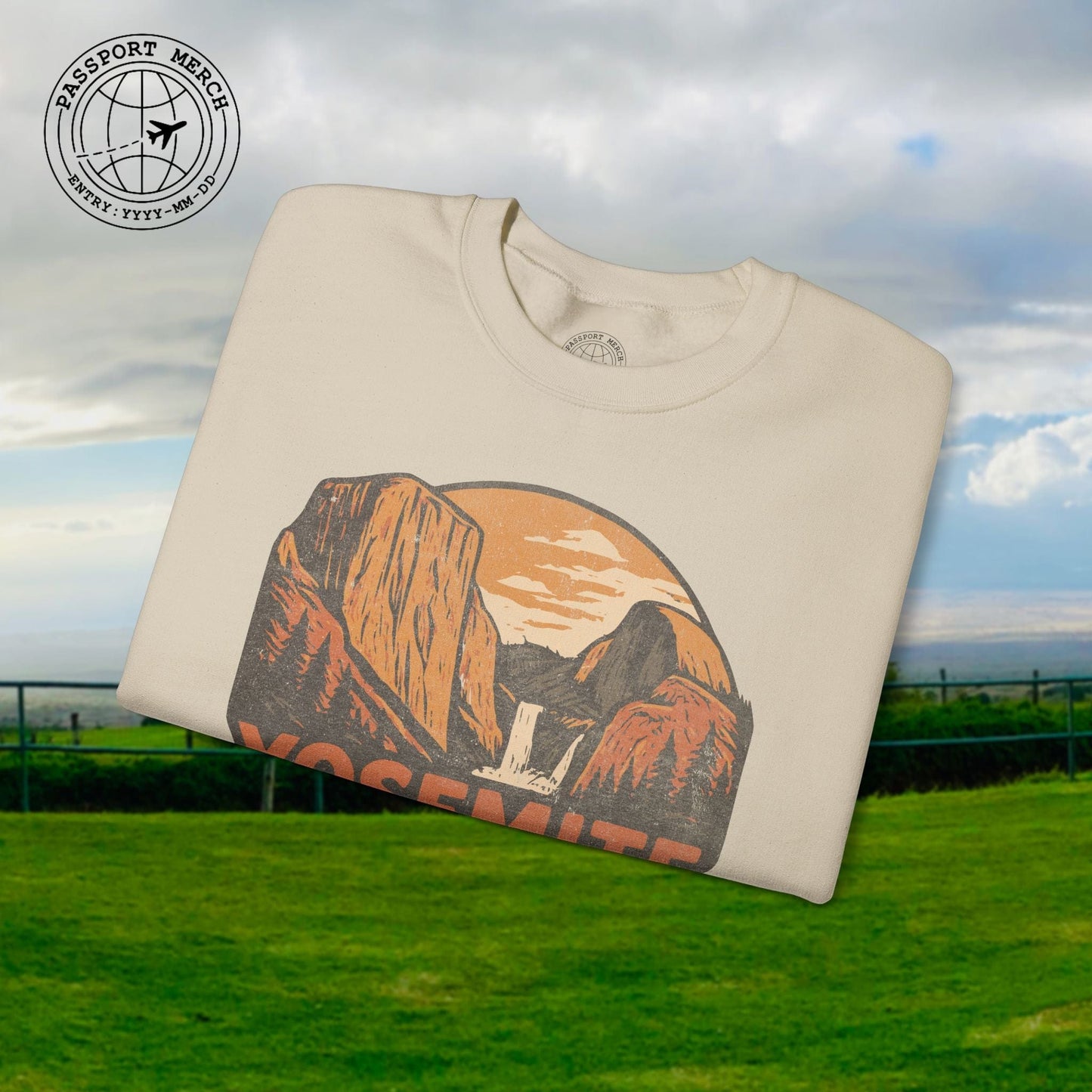 Yosemite, California - 80's Vintage Crewneck