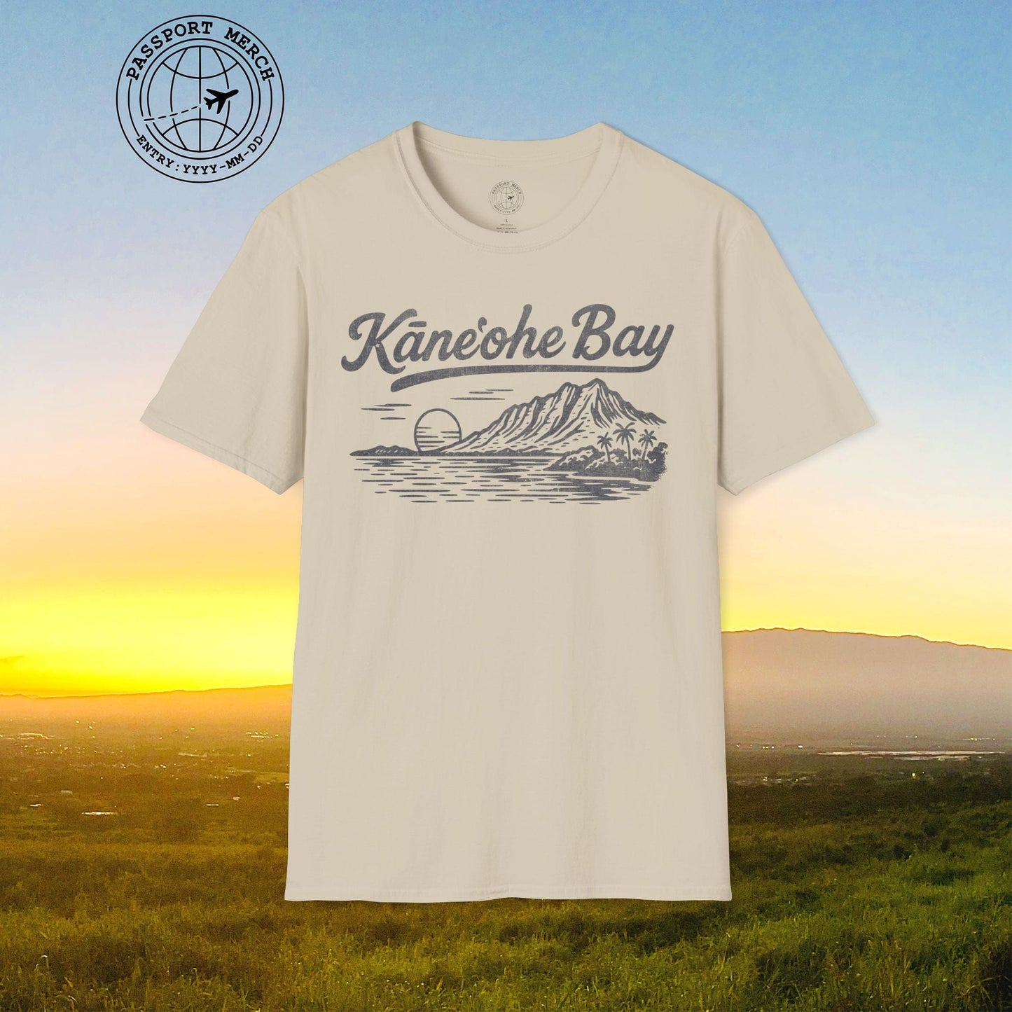 Kaneohe Bay Vintage Monochrome, Hawaii T-Shirt
