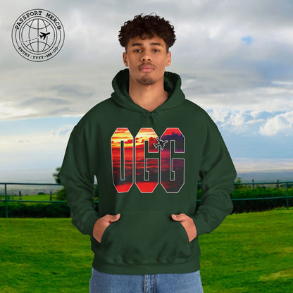 Airport Window Kahului Maui Hawaii OGG Hoodie