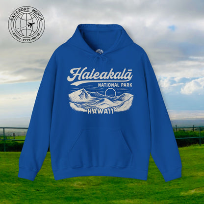 Haleakala National Park Vintage Monochrome, Hawaii Hoodie