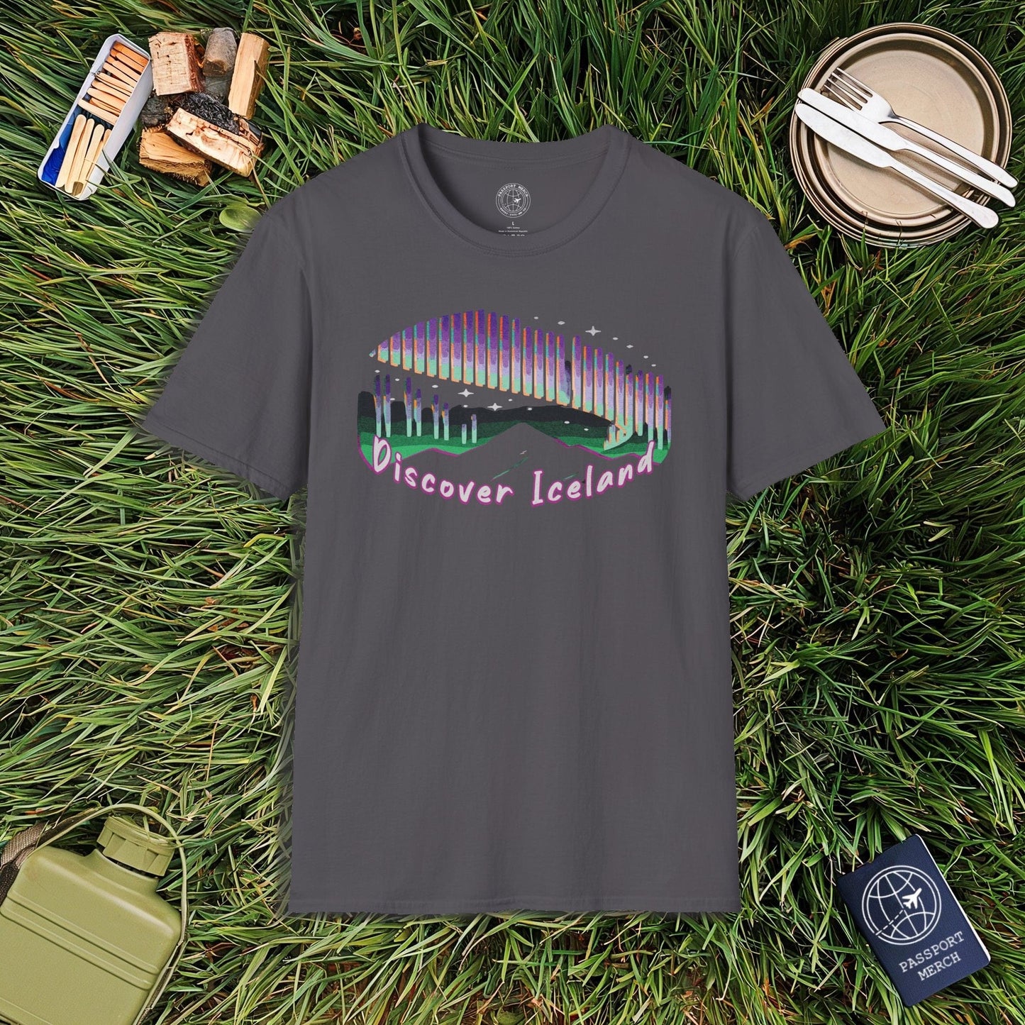 Discover the Aurora Borealis, Iceland T-Shirt