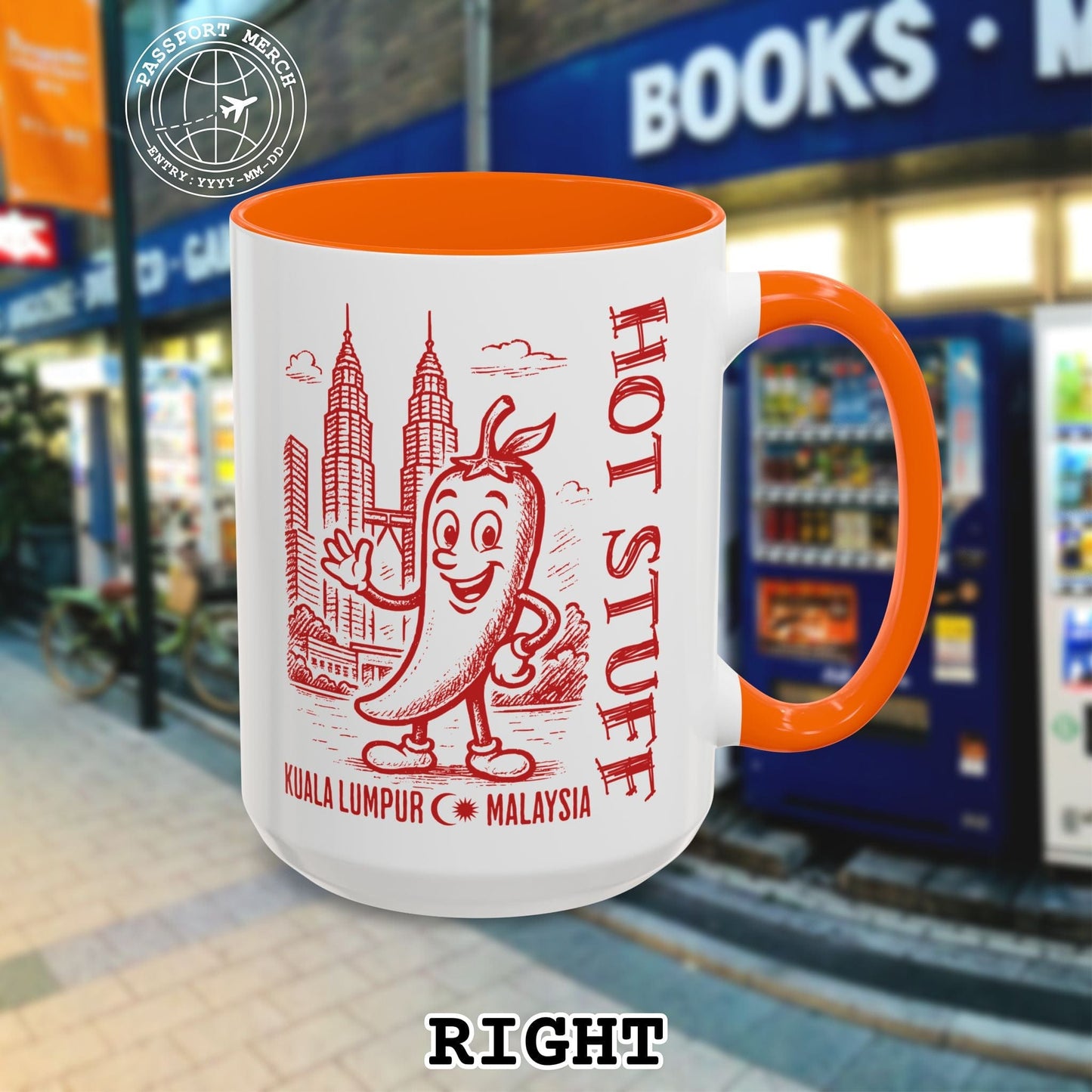 Hot Stuff, Kuala Lumpur, Malaysia 15oz Mug