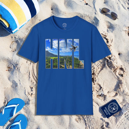 Airport Window ✈️ Honolulu Oahu Hawaii HNL T-Shirt