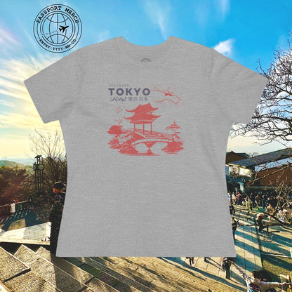 Discover Tokyo Japan, Womens Fit T-Shirt