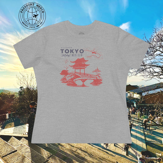 Discover Tokyo Japan, Womens Fit T-Shirt