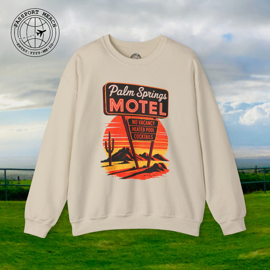 No Vacancy, Palm Springs, California Crewneck