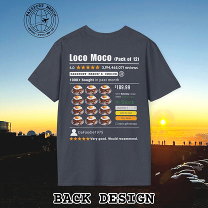 Loco Moco (5-Star Buy Now Edition), Hawaii, Back Print T-Shirt