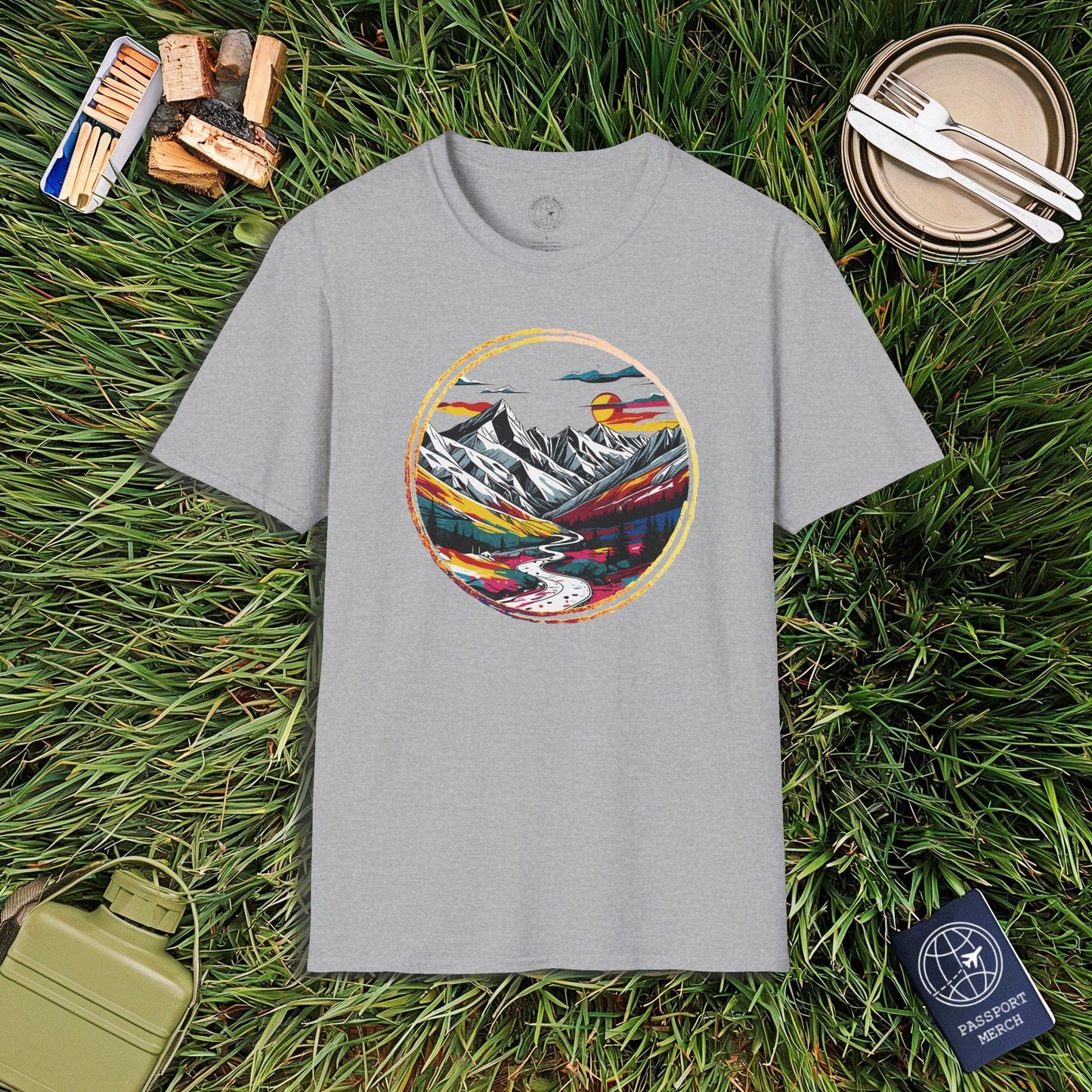 Modern Alpine Wanderlust, Colorado T-Shirt