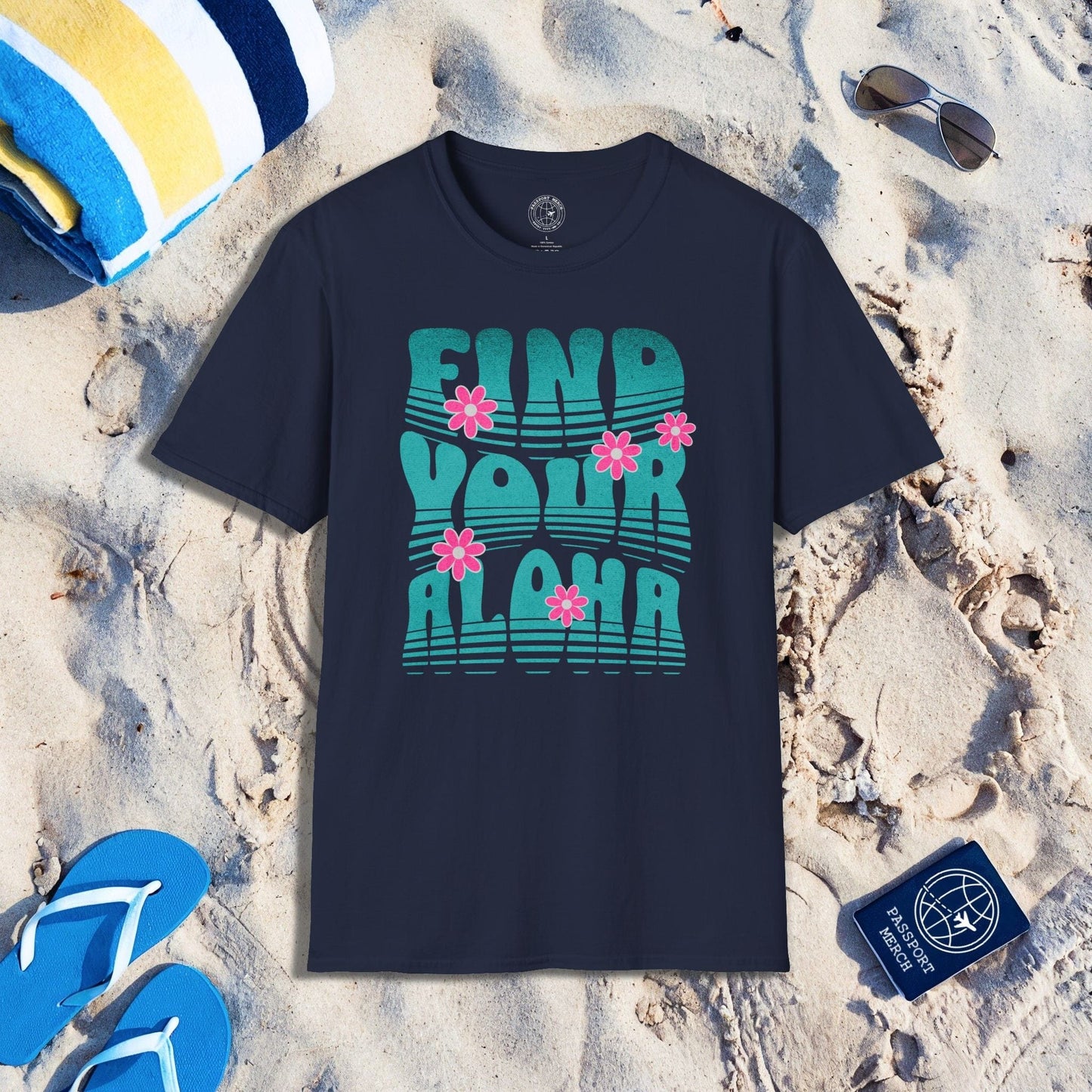 Retro Find Your Aloha, Hawaii T-Shirt