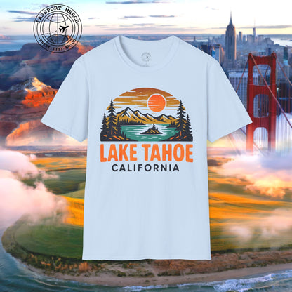 Lake Tahoe, California - 80's Vintage T-Shirt