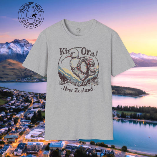 Kia Ora Kiwi, New Zealand T-Shirt