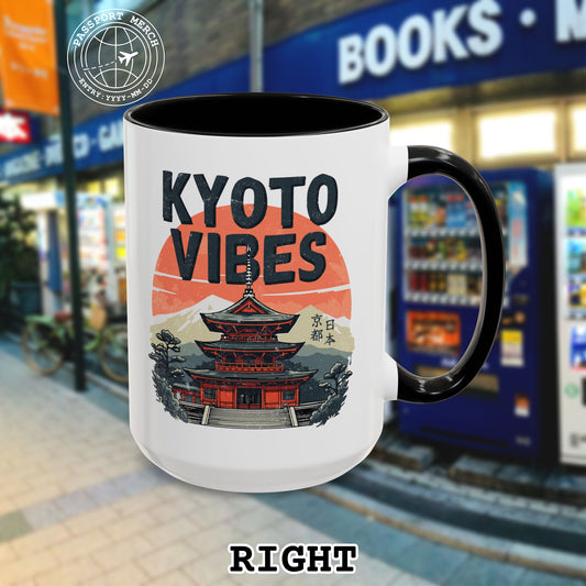 Vintage Kyoto Vibes, Japan 15oz Mug