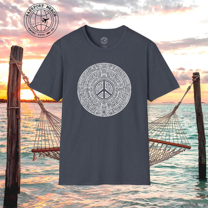 Aztec Peace Calendar Mexico T-Shirt