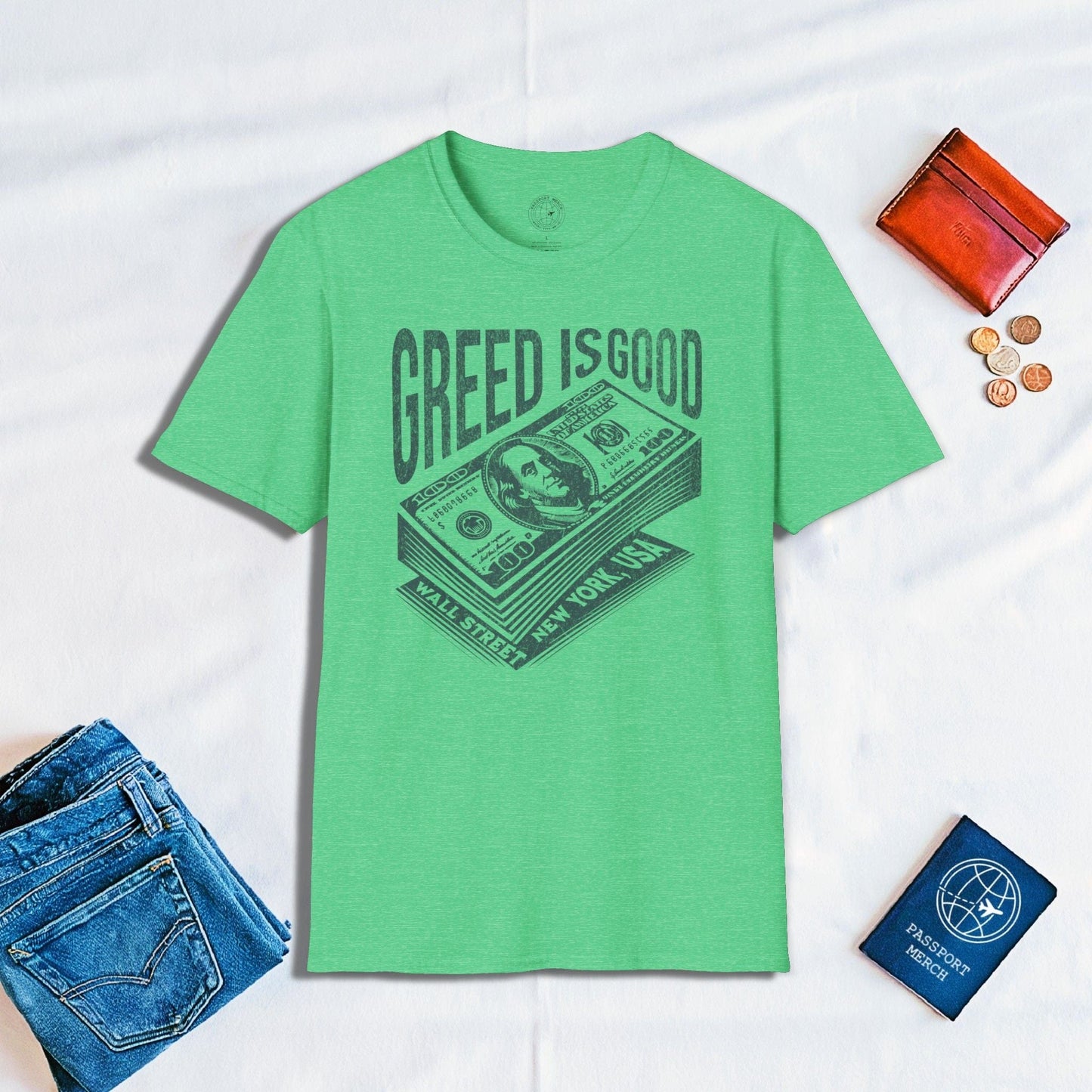 New York Wall Street Greed is Good T-Shirt