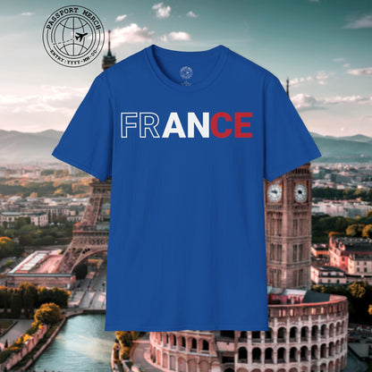 France Patriotism Letter Flag T-Shirt