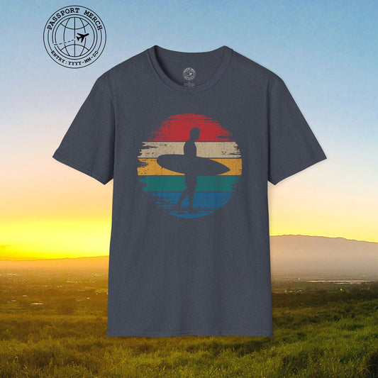 Retro Sun Surfer Dude T-Shirt