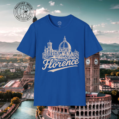 Monochrome Dreams of Florence, Italy T-Shirt