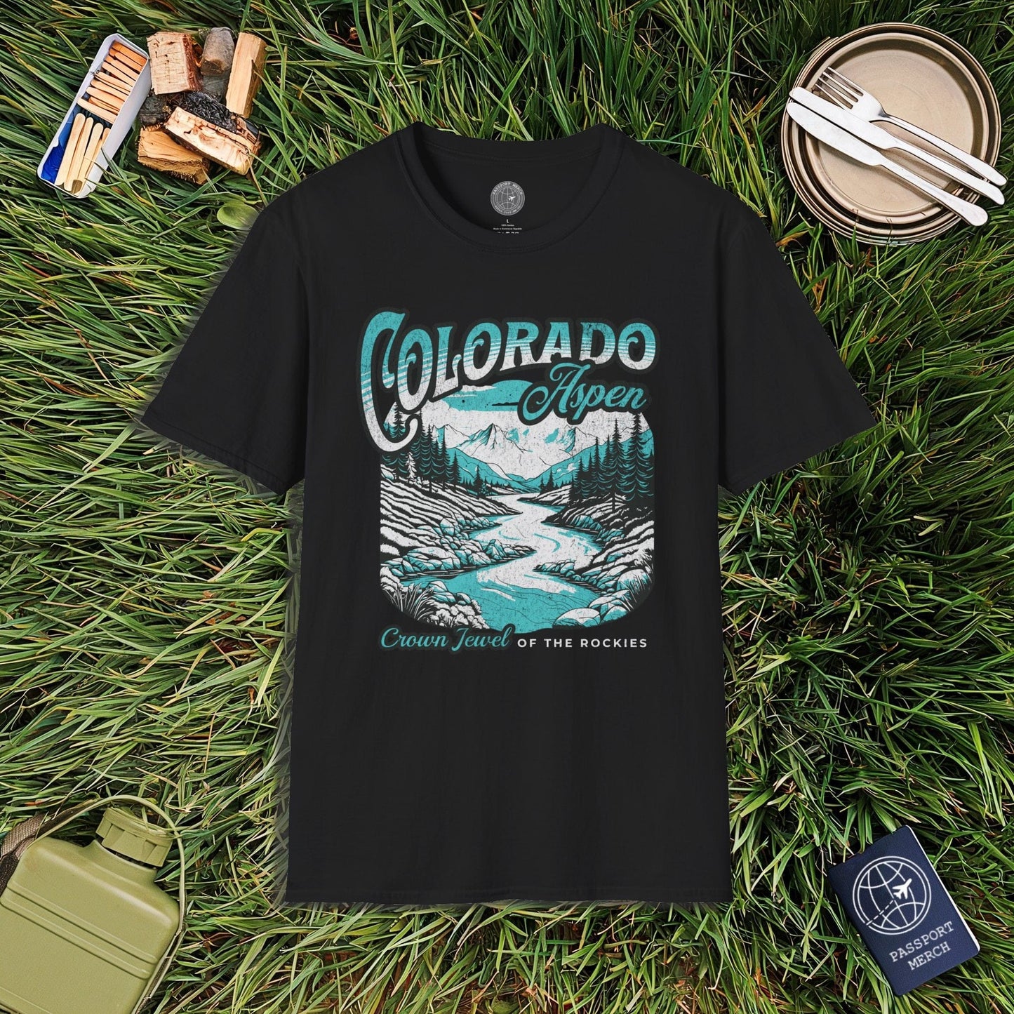 Aspen Crown Jewel of the Rockies Colorado T-Shirt