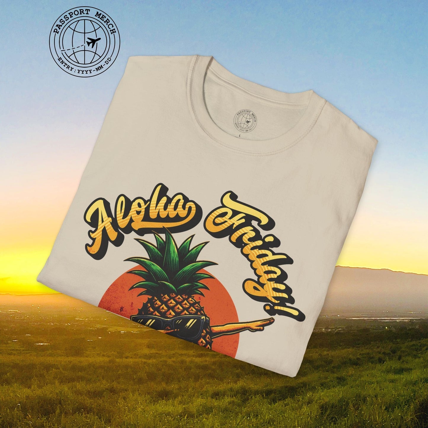 Aloha Friday Dabbing Pineapple Hawaii T-Shirt