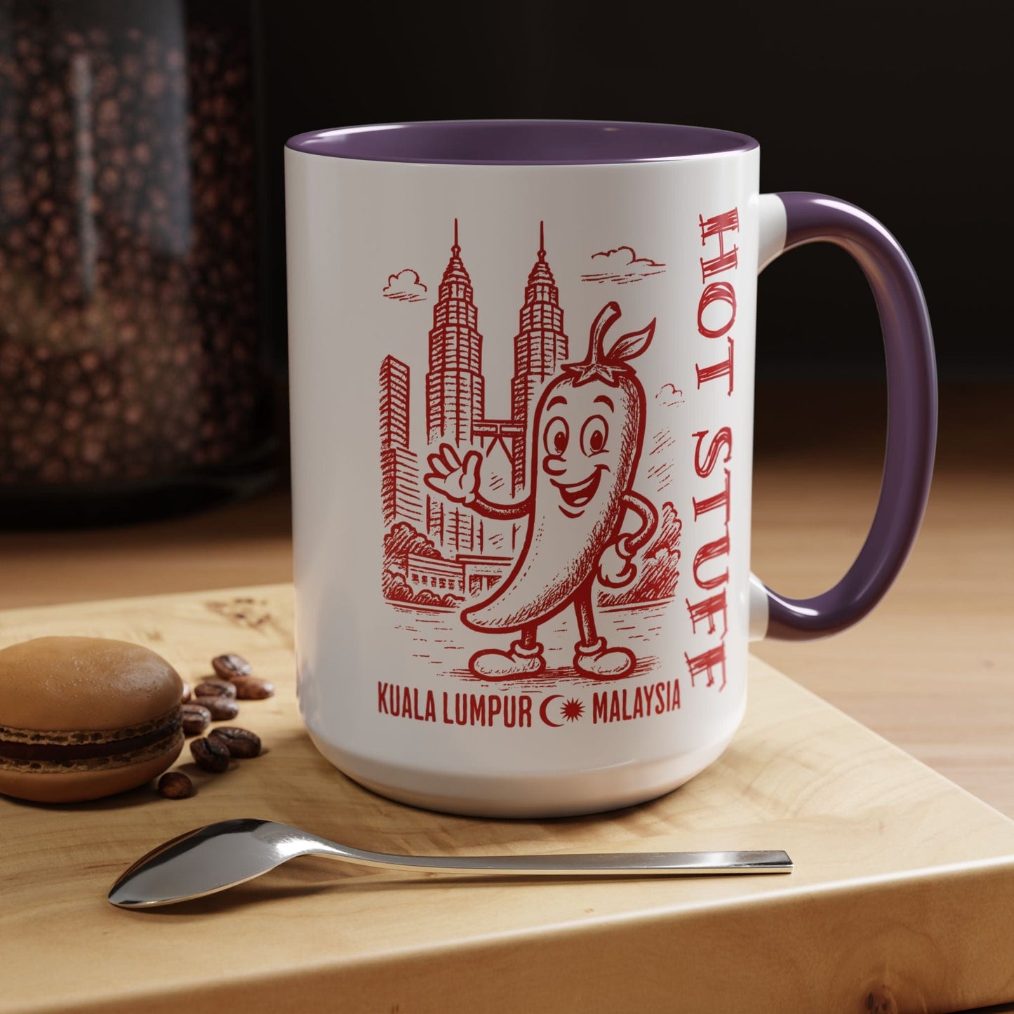 Hot Stuff, Kuala Lumpur, Malaysia 15oz Mug