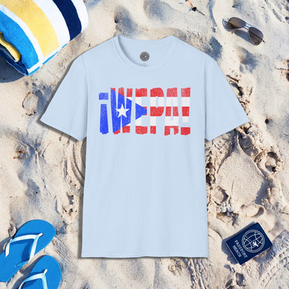 Wepa Puerto Rico Letter Flag T-Shirt