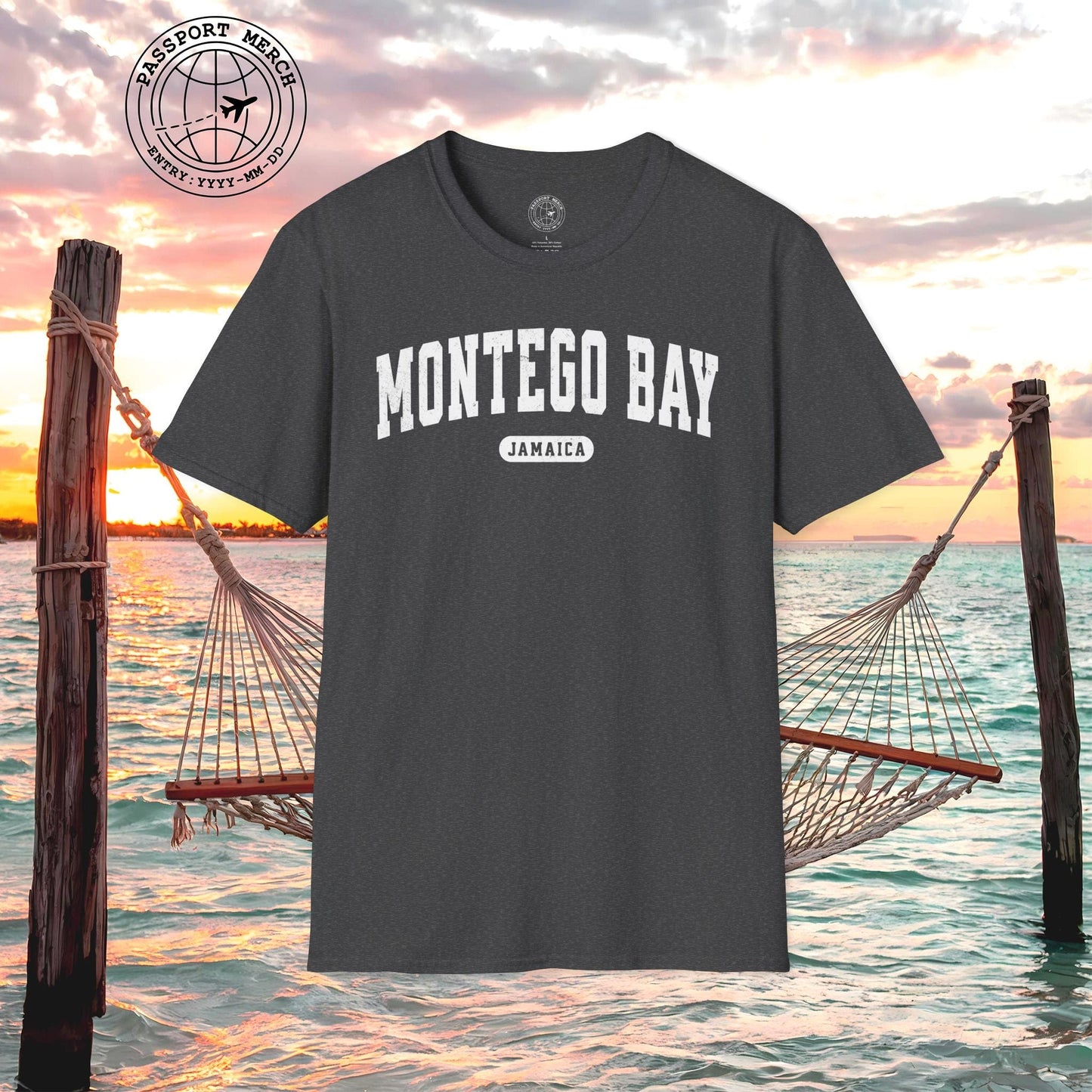 Classic Athletic (Bucket List Edition), Montego Bay, Jamaica T-Shirt