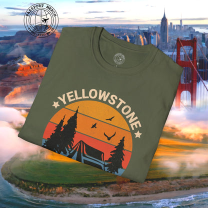 Yellowstone Fresh Air No Care Wyoming T-Shirt