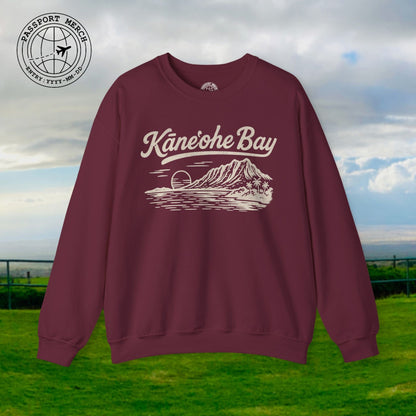 Kaneohe Bay Vintage Monochrome, Hawaii Crewneck