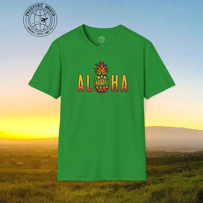 Aloha Pineapple Fire, Hawaii T-Shirt