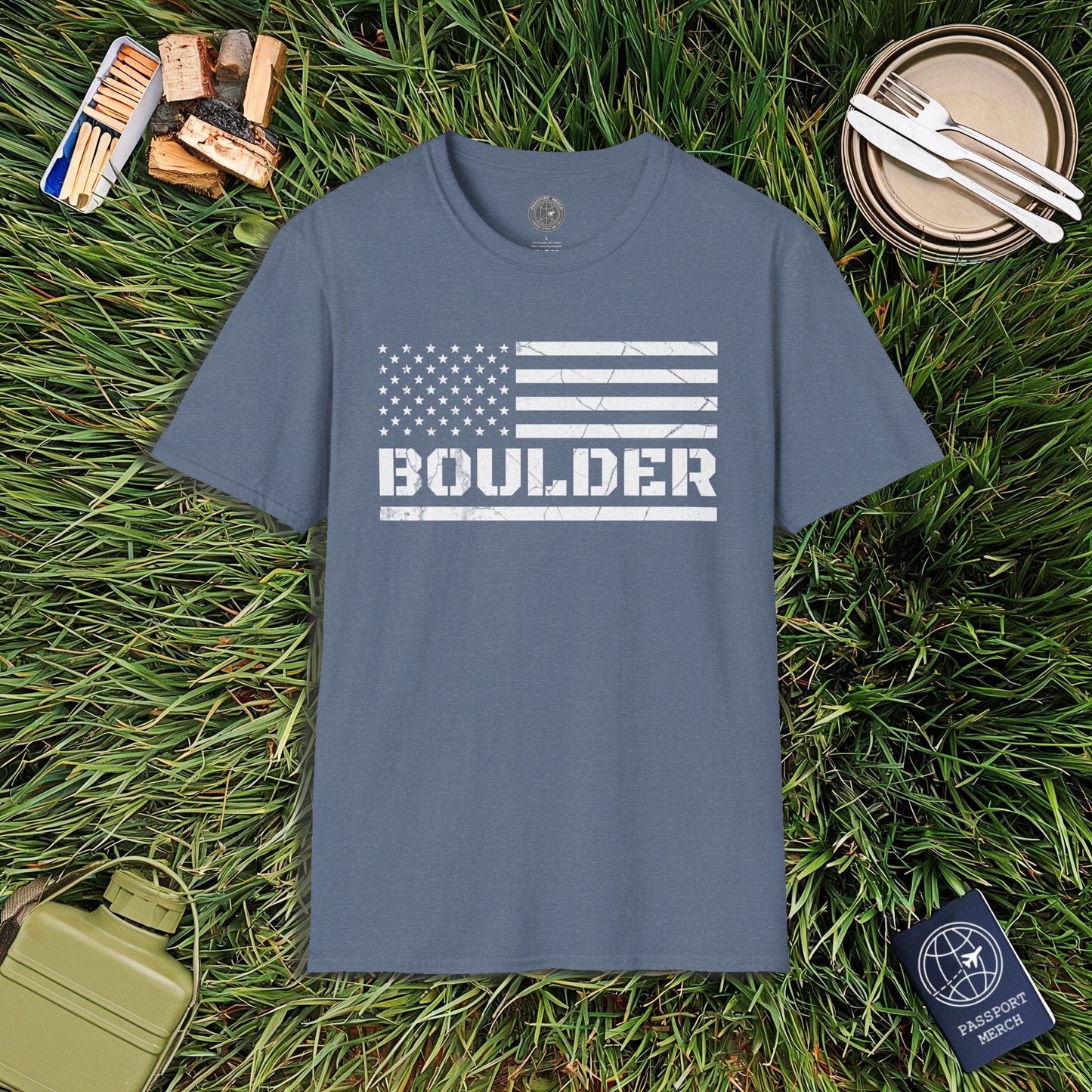 Boulder Stars & Stripes, Colorado T-Shirt