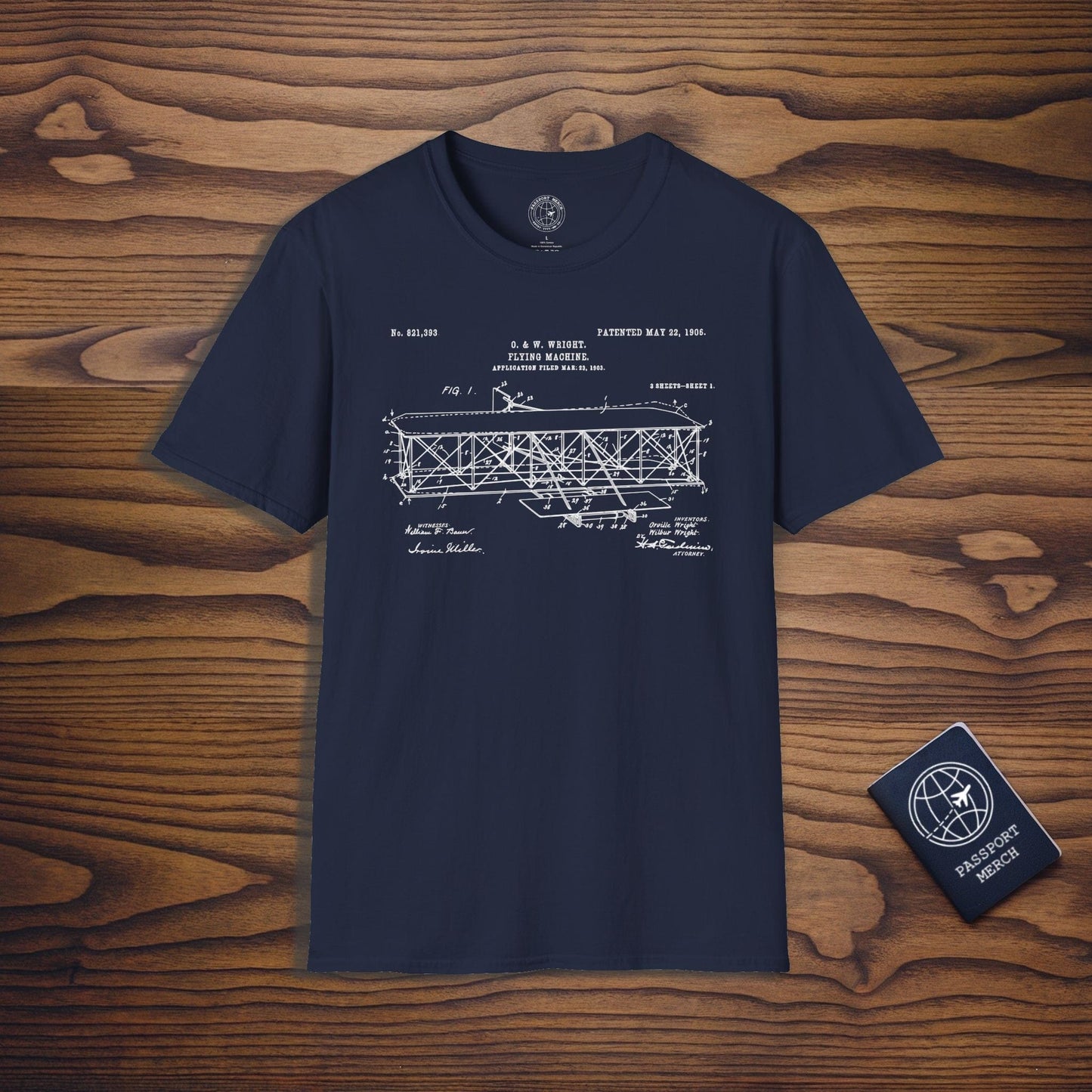 Flying Machine, Patent No. 821,393 T-Shirt