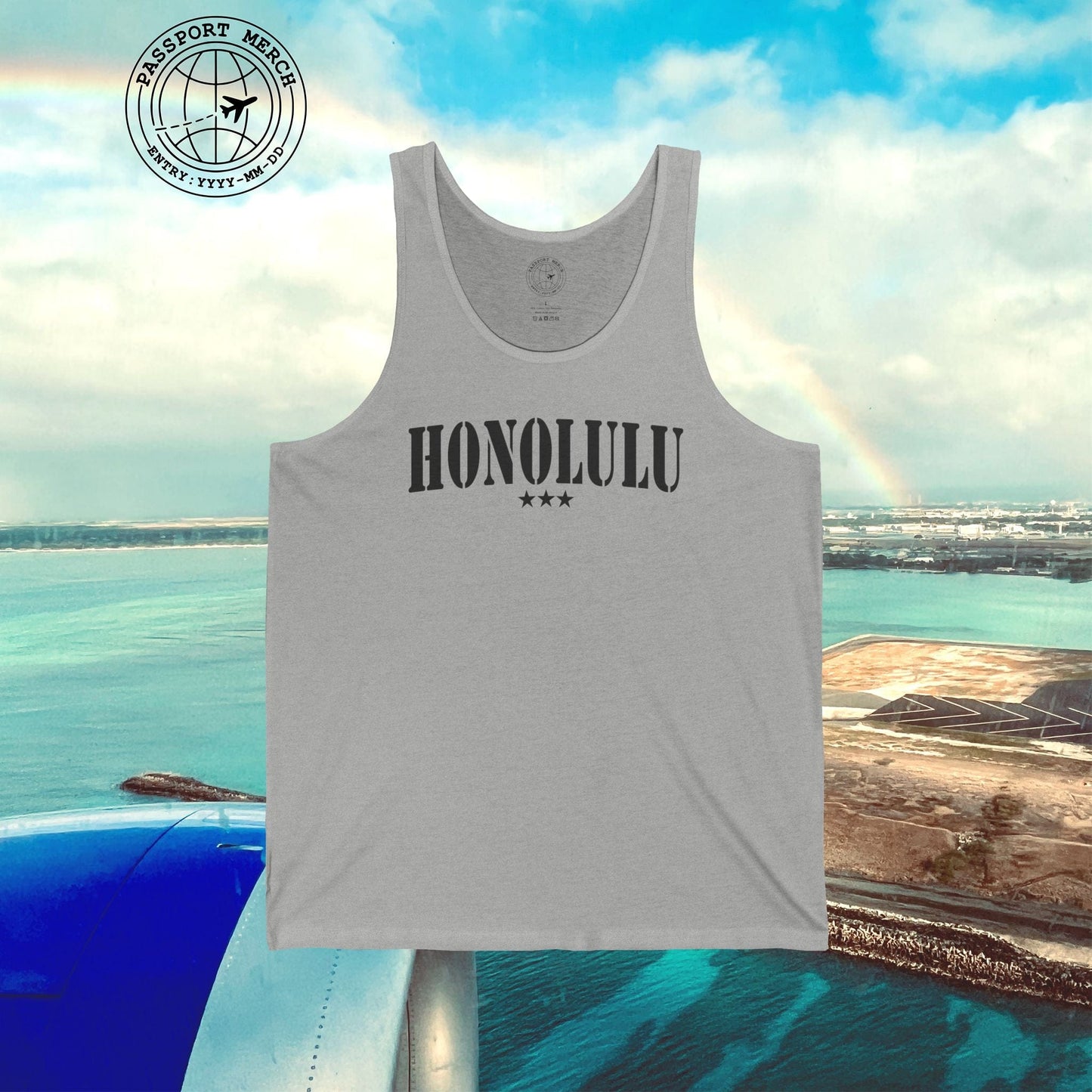 Classic Military, Honolulu, Hawaii Tank Top