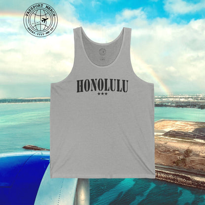 Classic Military, Honolulu, Hawaii Tank Top