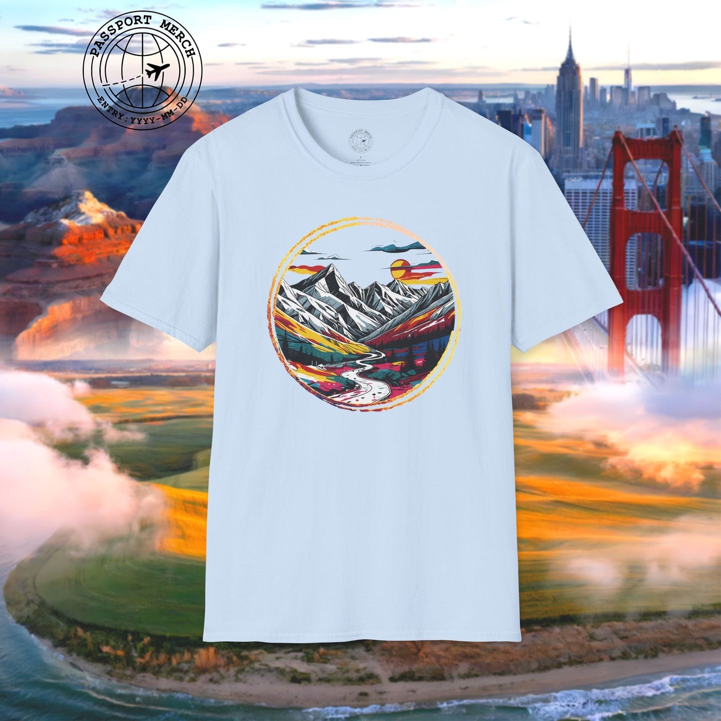 Modern Alpine Wanderlust, Colorado T-Shirt
