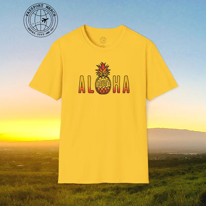 Aloha Pineapple Fire, Hawaii T-Shirt